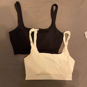 Garage tank tops with slit in stomach